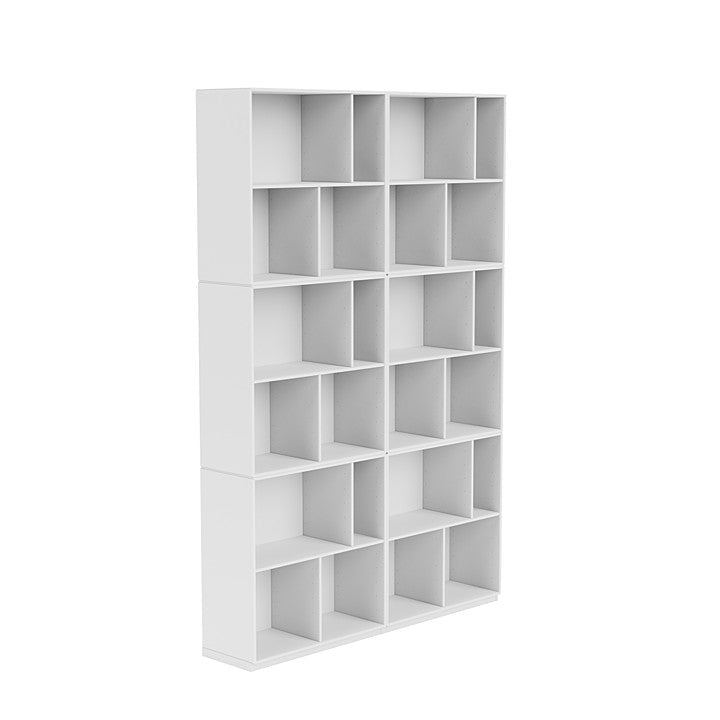 Montana Read Spacious Bookshelf With 3 Cm Plinth, Snow White