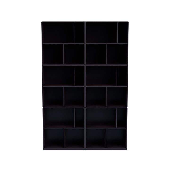 Montana Read Spacious Bookshelf With 3 Cm Plinth, Shadow