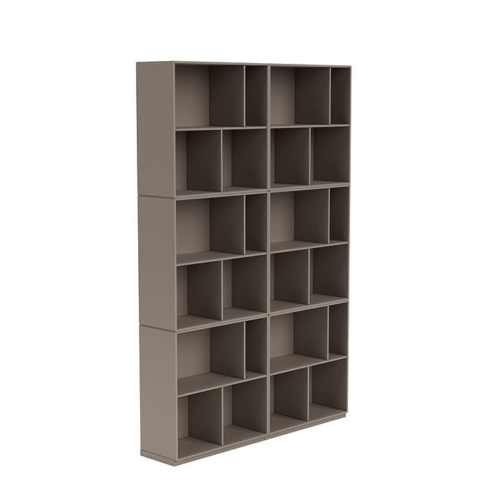 Montana Read Spacious Bookshelf With 3 Cm Plinth, Truffle Grey