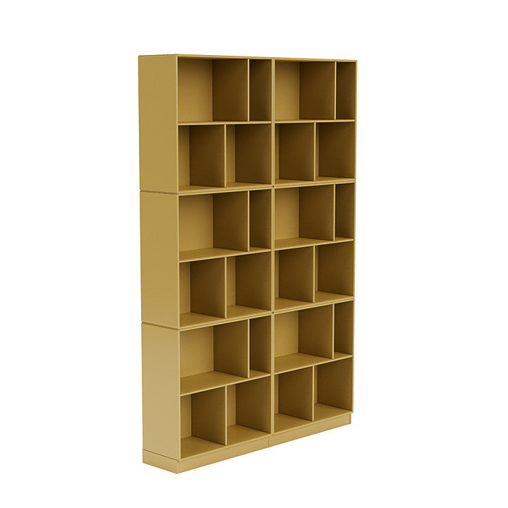 Montana Read Spacious Bookshelf With 7 Cm Plinth, Cumin Yellow