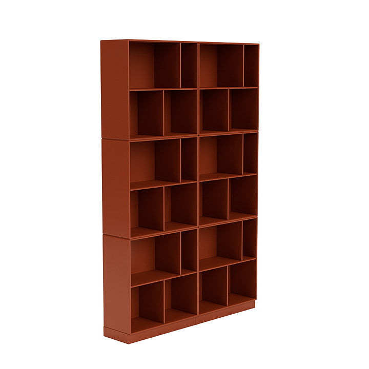 Montana Read Spacious Bookshelf With 7 Cm Plinth, Hokkaido Brown