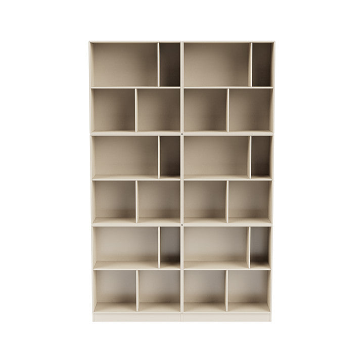 Montana Read Spacious Bookshelf With 7 Cm Plinth, Oat