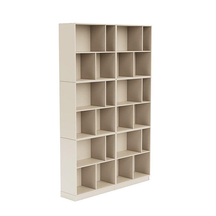 Montana Read Spacious Bookshelf With 7 Cm Plinth, Oat