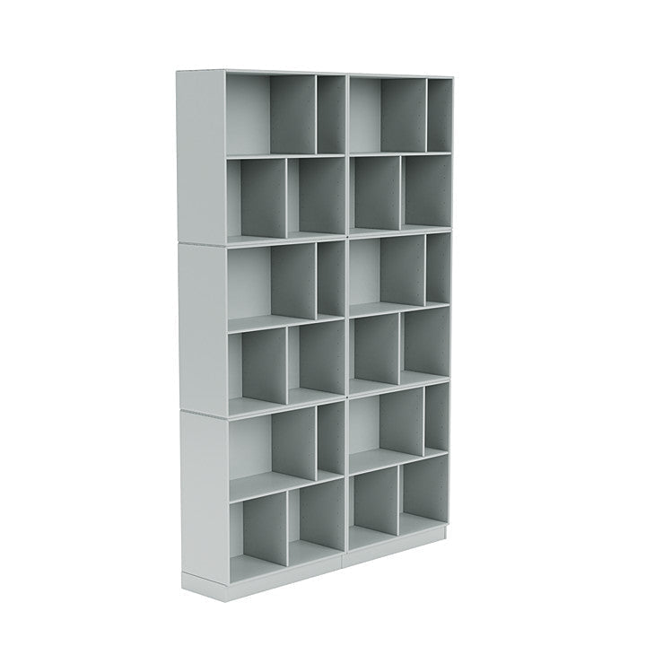 Montana Read Spacious Bookshelf With 7 Cm Plinth, Oyster Grey