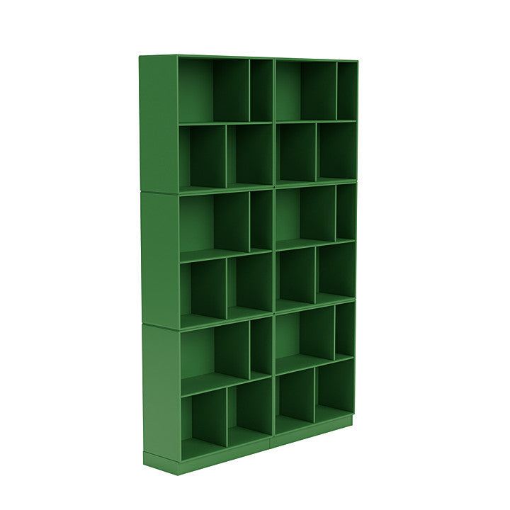 Montana Read Spacious Bookshelf With 7 Cm Plinth, Parsley Green