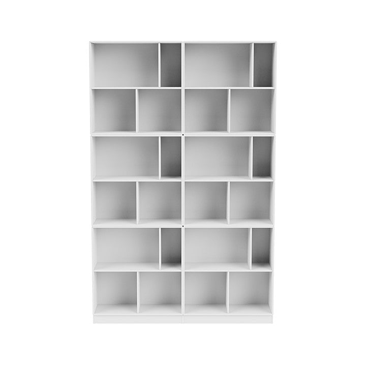 Montana Read Spacious Bookshelf With 7 Cm Plinth, Snow White