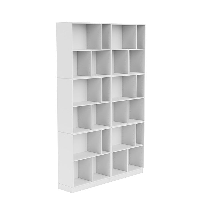 Montana Read Spacious Bookshelf With 7 Cm Plinth, Snow White