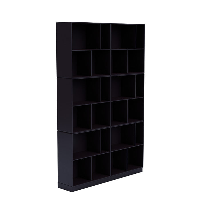 Montana Read Spacious Bookshelf With 7 Cm Plinth, Shadow