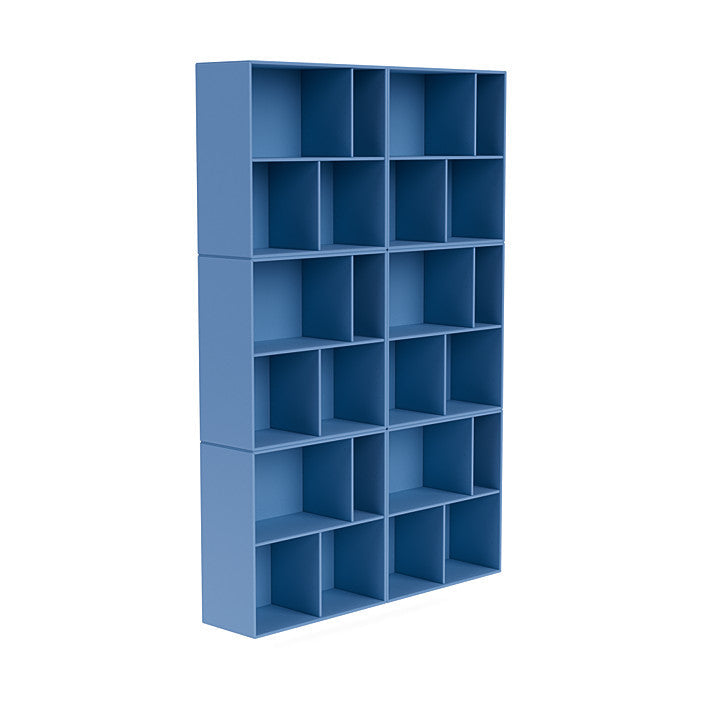 Montana Read Spacious Bookshelf With Suspension Rail, Azure Blue