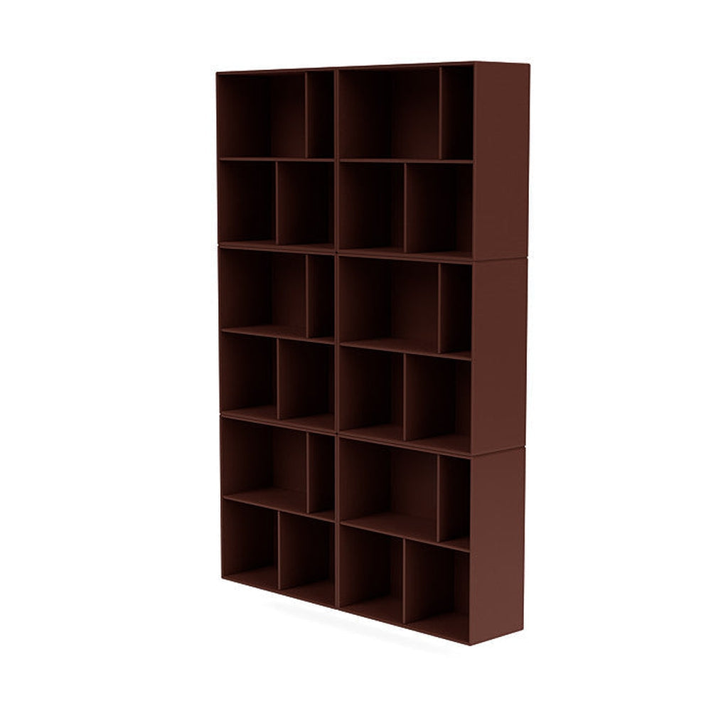 Montana Read Spacious Bookshelf With Suspension Rail, Masala