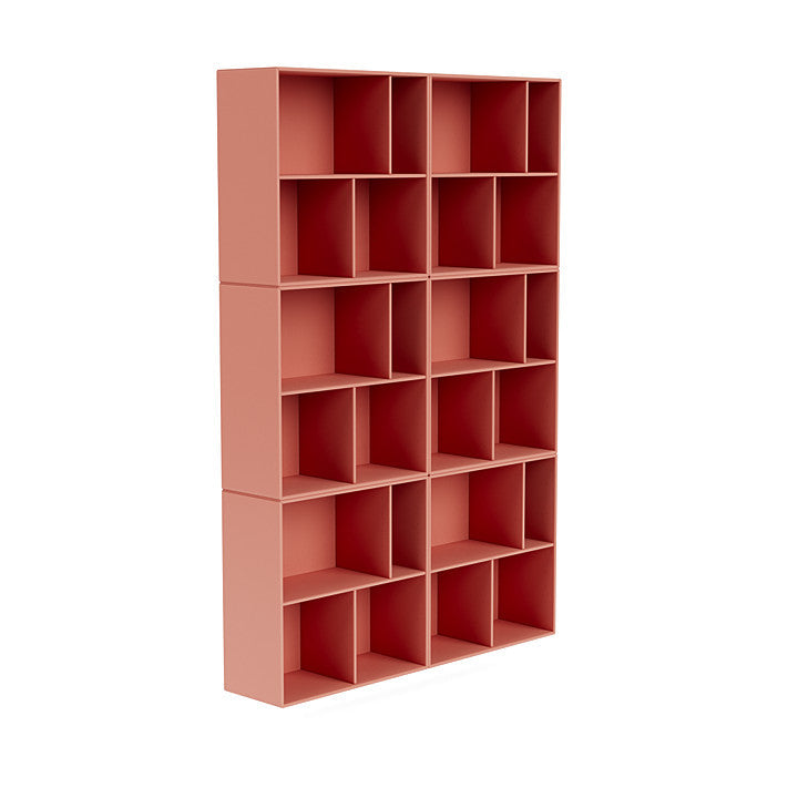 Montana Read Spacious Bookshelf With Suspension Rail, Rhubarb Red