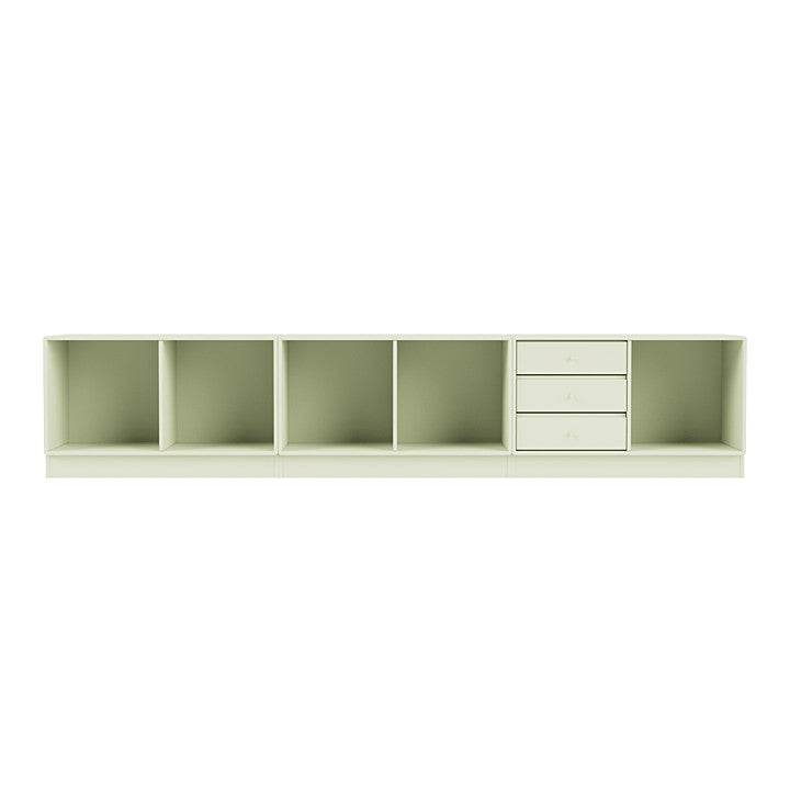 Montana Rest Bench With 7 Cm Plinth, Pomelo Green