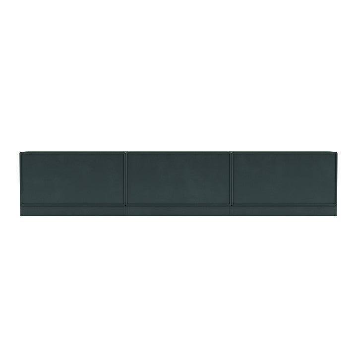 Montana Rest Bench With 7 Cm Plinth, Black Jade