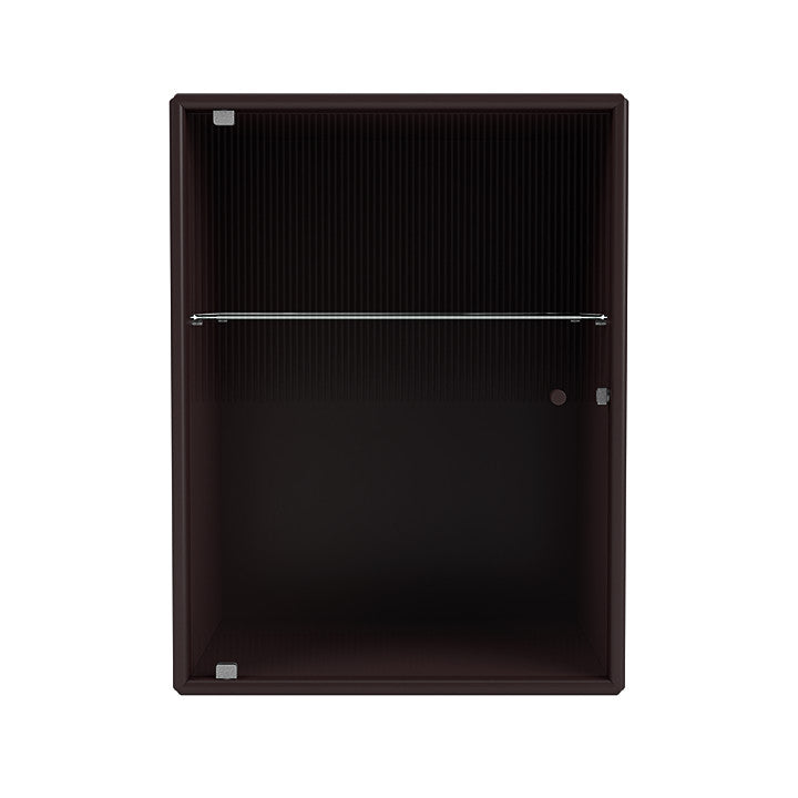 Montana Ripple Bathroom Cabinet, Balsamic Brown