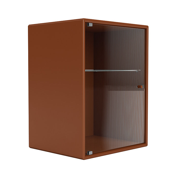 Montana Ripple Bathroom Cabinet, Hazelnut Brown