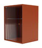 Montana Ripple Bathroom Cabinet, Hokkaido Brown