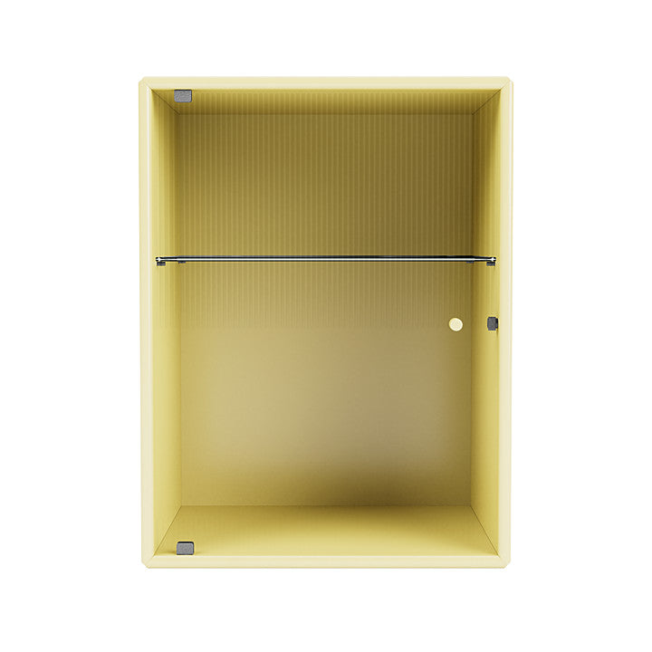 Montana Ripple Bathroom Cabinet, Chamomile Yellow