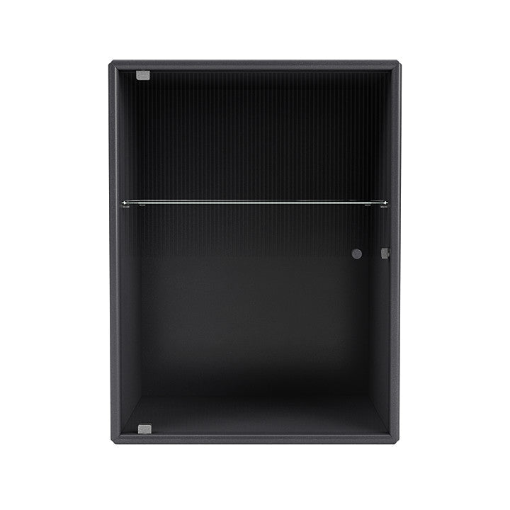 Montana Ripple Bathroom Cabinet, Carbon Black