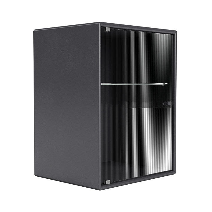 Montana Ripple Bathroom Cabinet, Carbon Black