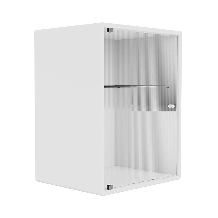 Montana Ripple Bathroom Cabinet, New White