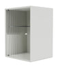 Montana Ripple Bathroom Cabinet, Nordic White