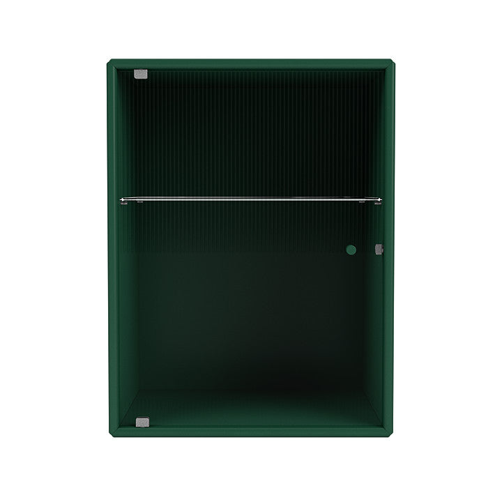 Montana Ripple Bathroom Cabinet, Pine Green