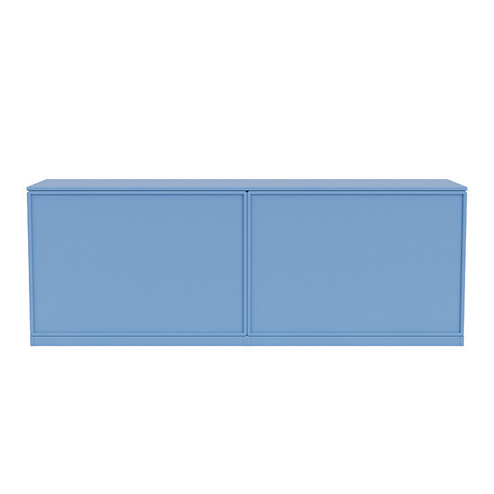 Montana Save Lowboard With 3 Cm Plinth, Azure Blue