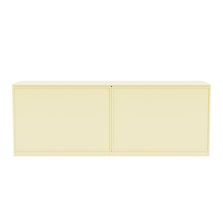 Montana Save Lowboard With 3 Cm Plinth, Chamomile Yellow