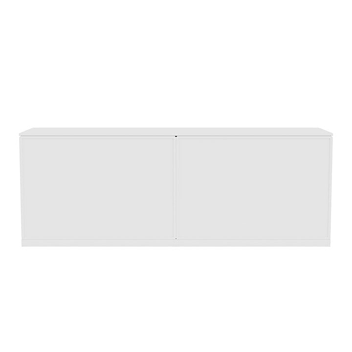 Montana Save Lowboard With 3 Cm Plinth, New White