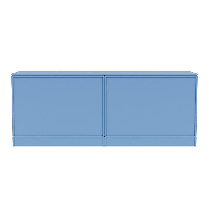 Montana Save Lowboard With 7 Cm Plinth, Azure Blue