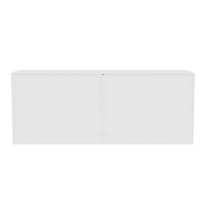 Montana Save Lowboard With 7 Cm Plinth, New White