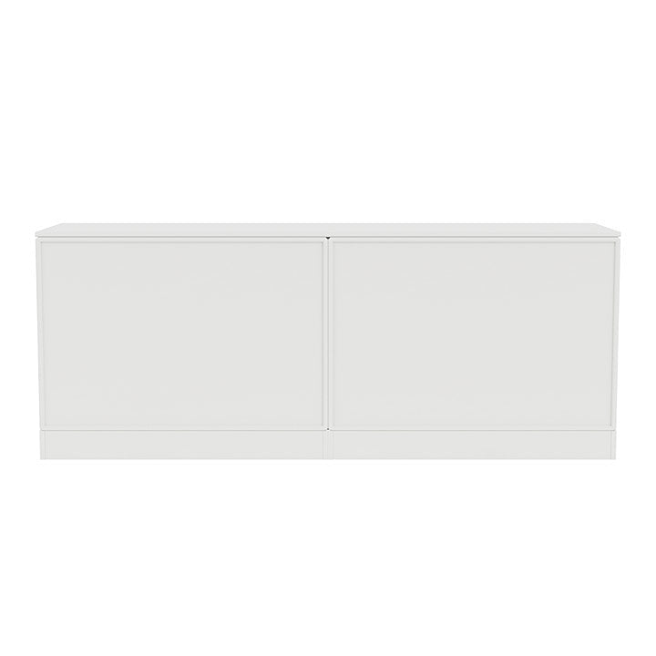 Montana Save Lowboard With 7 Cm Plinth, White