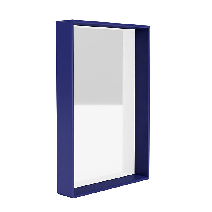 Montana Shelfie Mirror With Shelf Frame, Monarch Blue