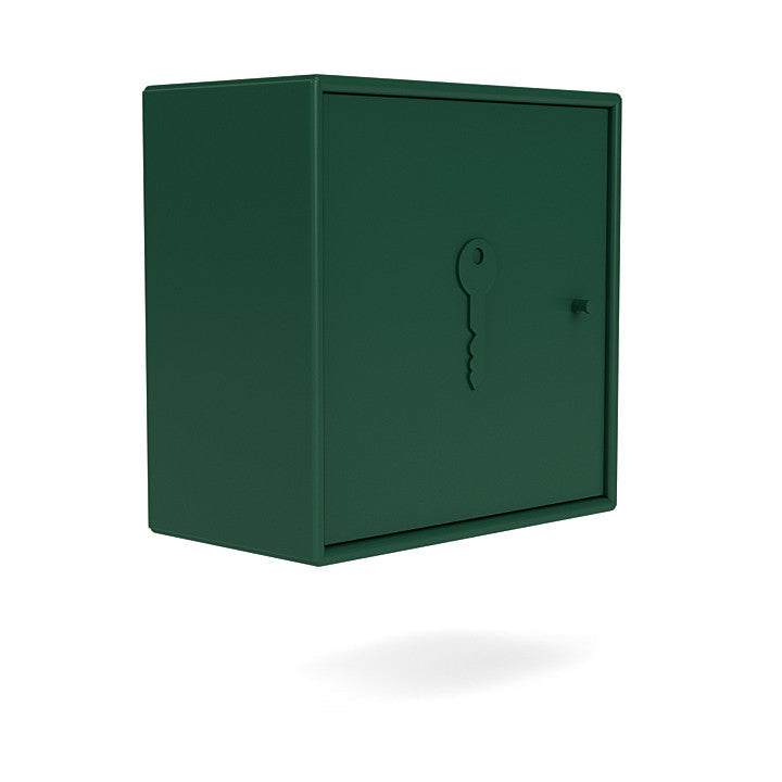 Montana Unlock Key Cabinet With Suspension Rail, Pine Green