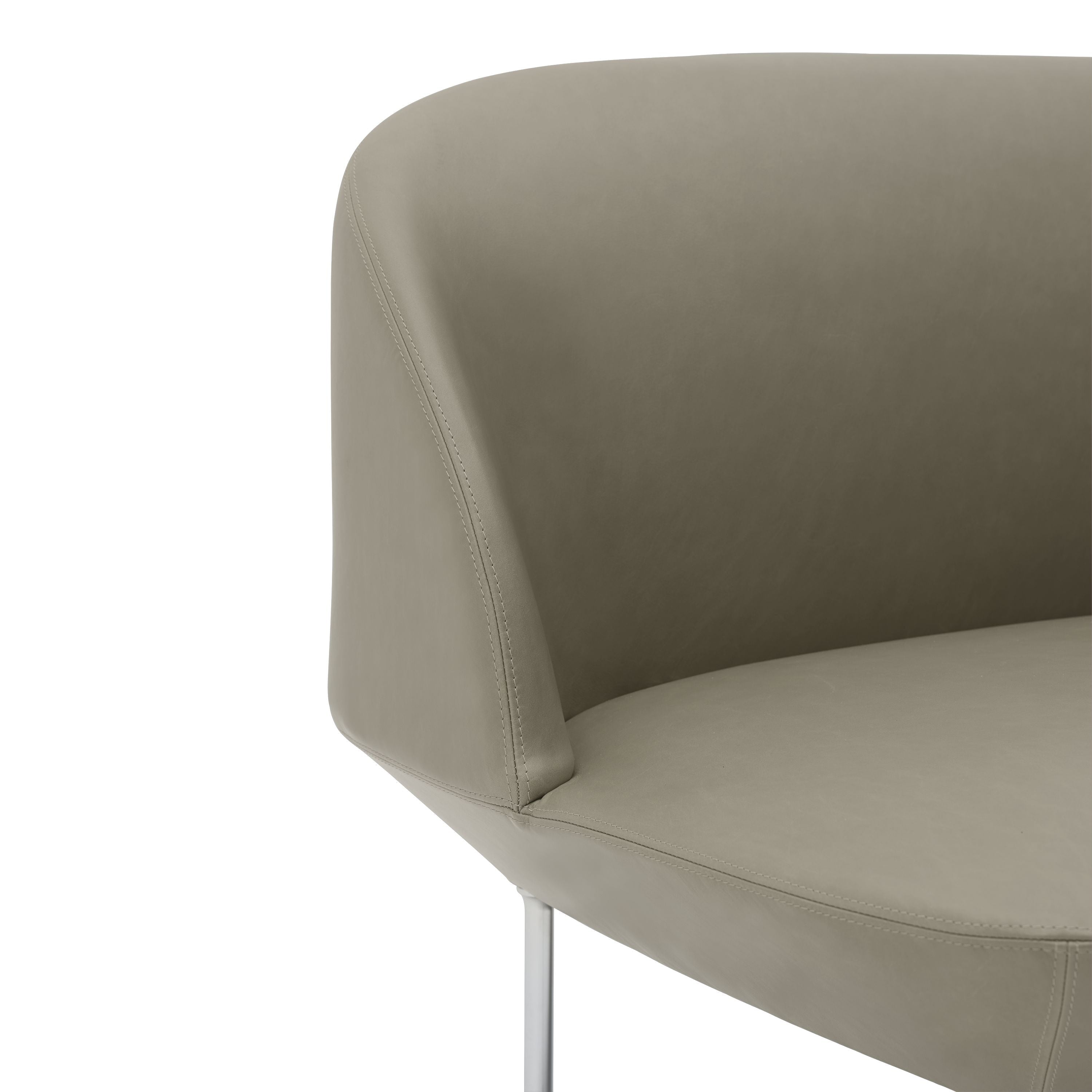 Muuto Oslo Sofa 2 Seater Refine Leather, Stone