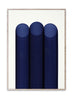 Paper Collective Blue Pipes Poster, 50x70 Cm