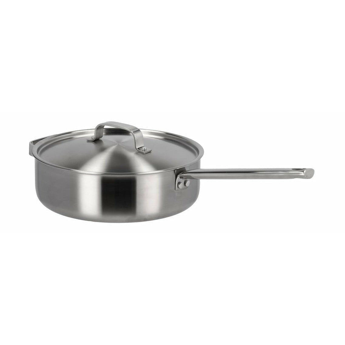 Pillivuyt Gourmet Somme Frying Pan With Lid Stainless Steel/Non Stick ø 26 Cm, Steel