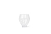 Ro Collection Crushed Glass Vase, Medium, Clear