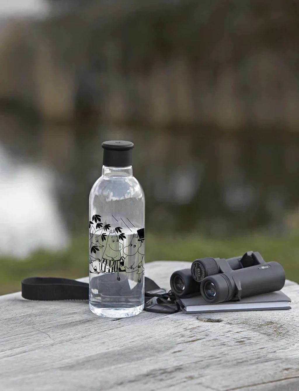 Rig Tig Rig Tig X Moomin Water Bottle Ii 0,75 L, Moomin Black