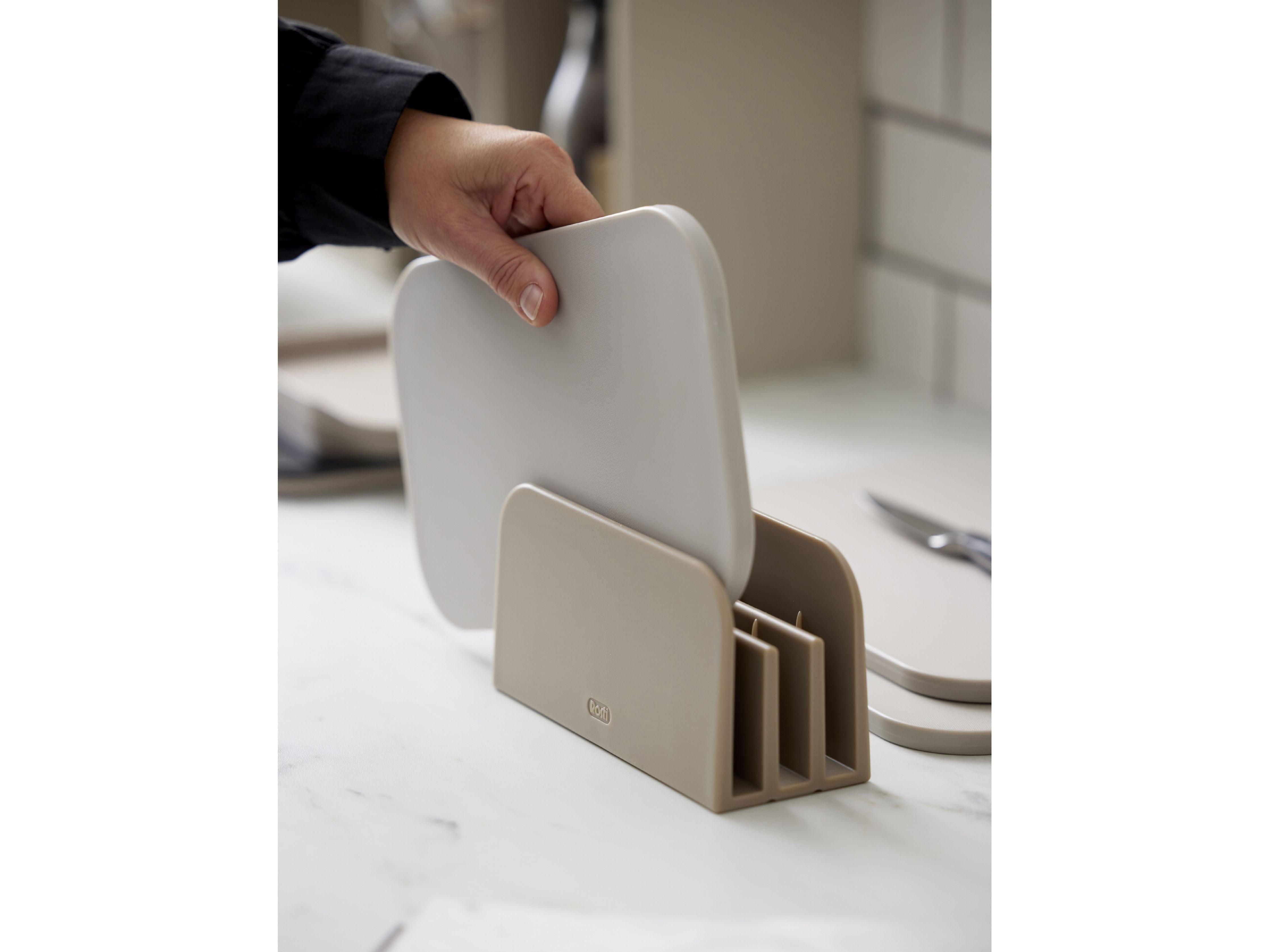 Rosti Choptima Cutting Board Holder, Humus