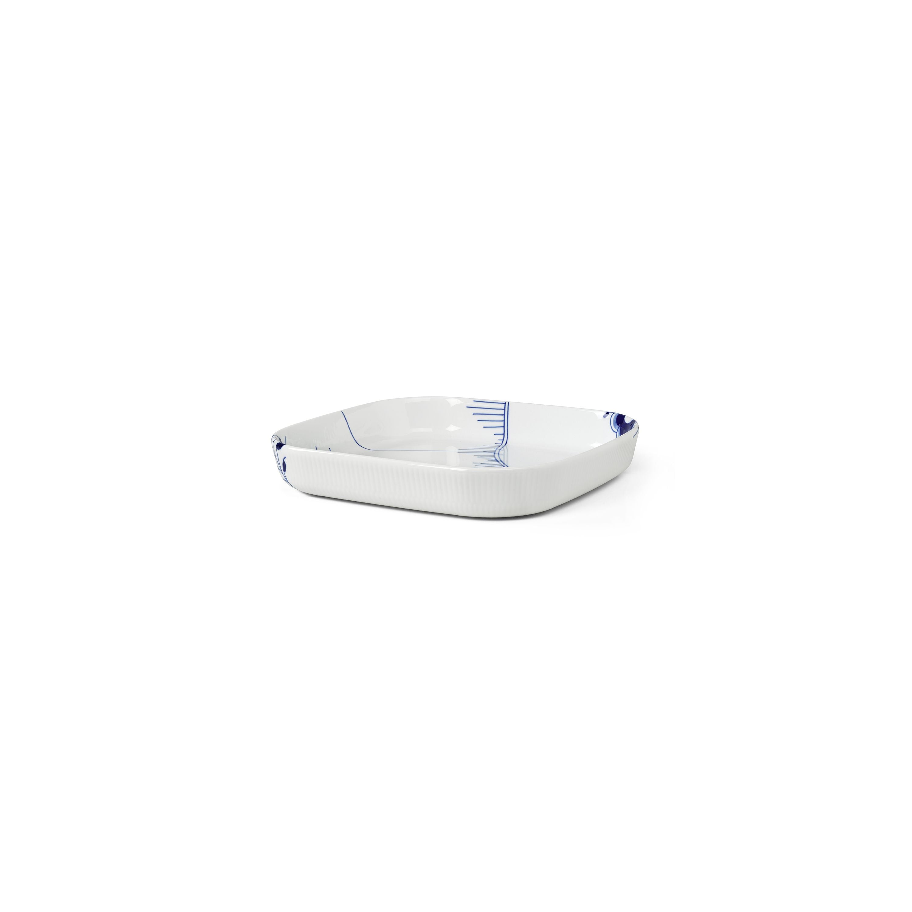 Royal Copenhagen Blue Fluted Mega Square Ovenware, 30x30 Cm