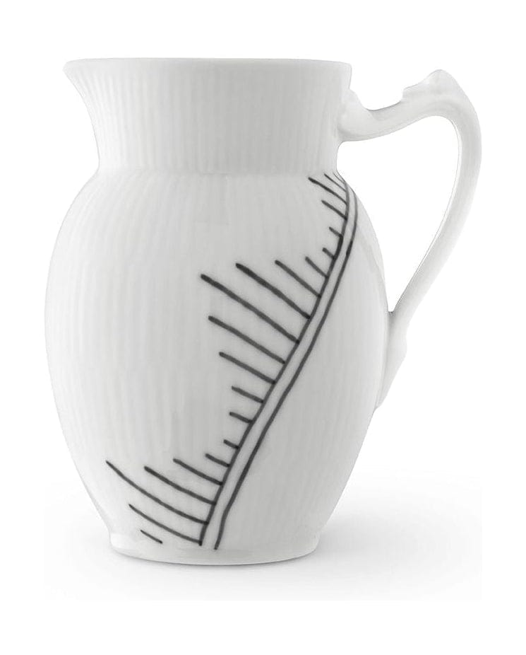 Royal Copenhagen Black Fluted Mega Jug, 38 Cl