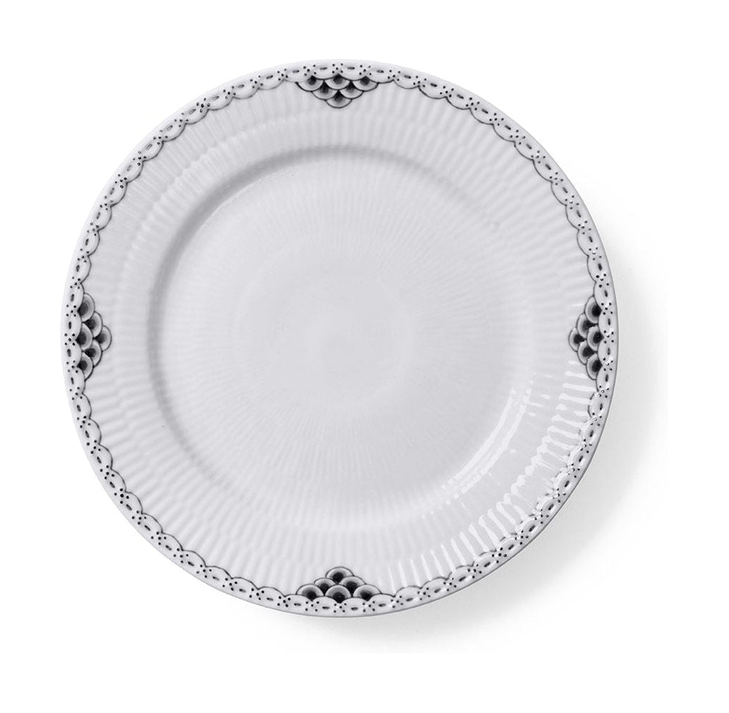 Royal Copenhagen Black Lace Plate, 19 Cm