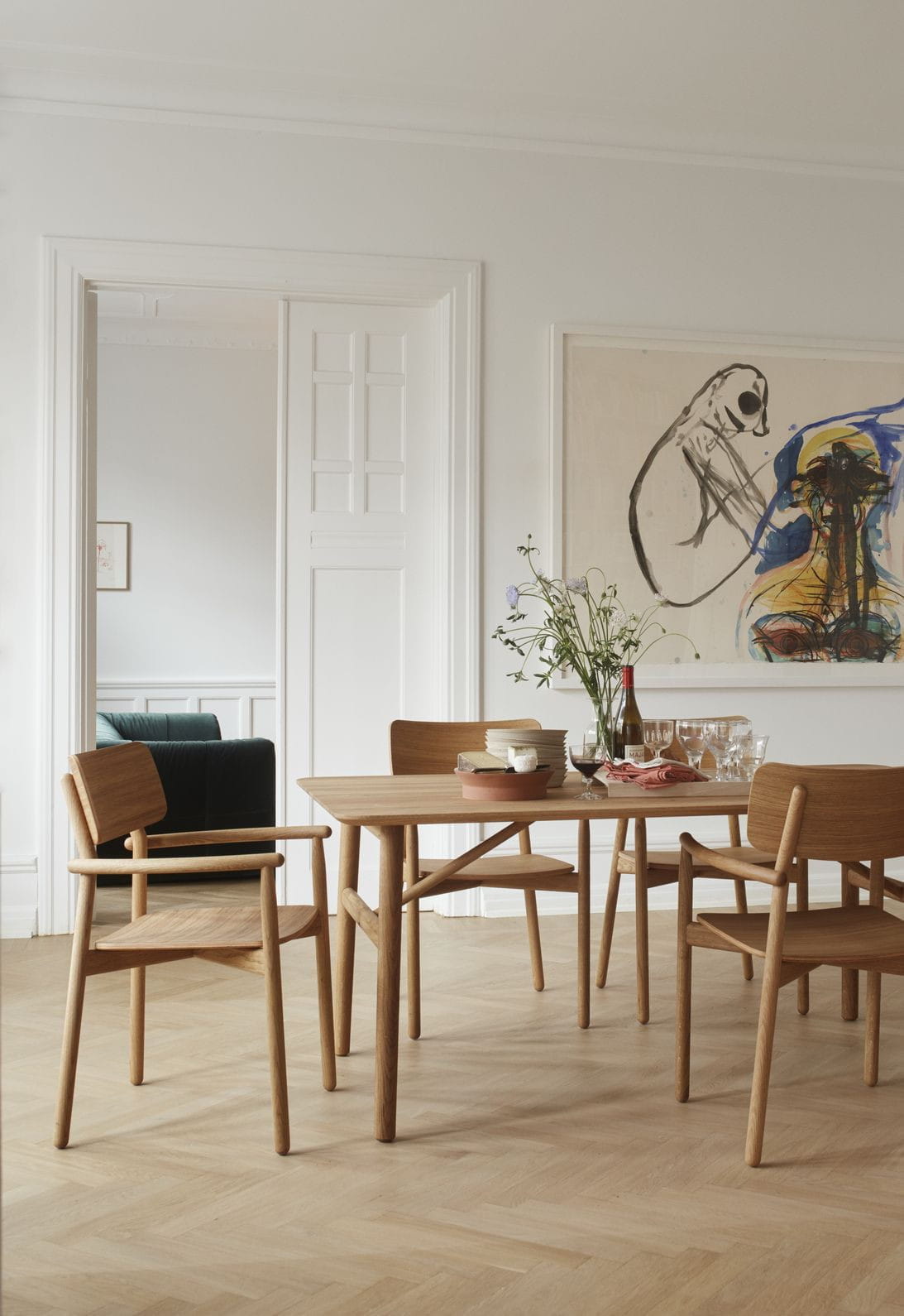 Skagerak Hven Armchair, Oak White Oiled