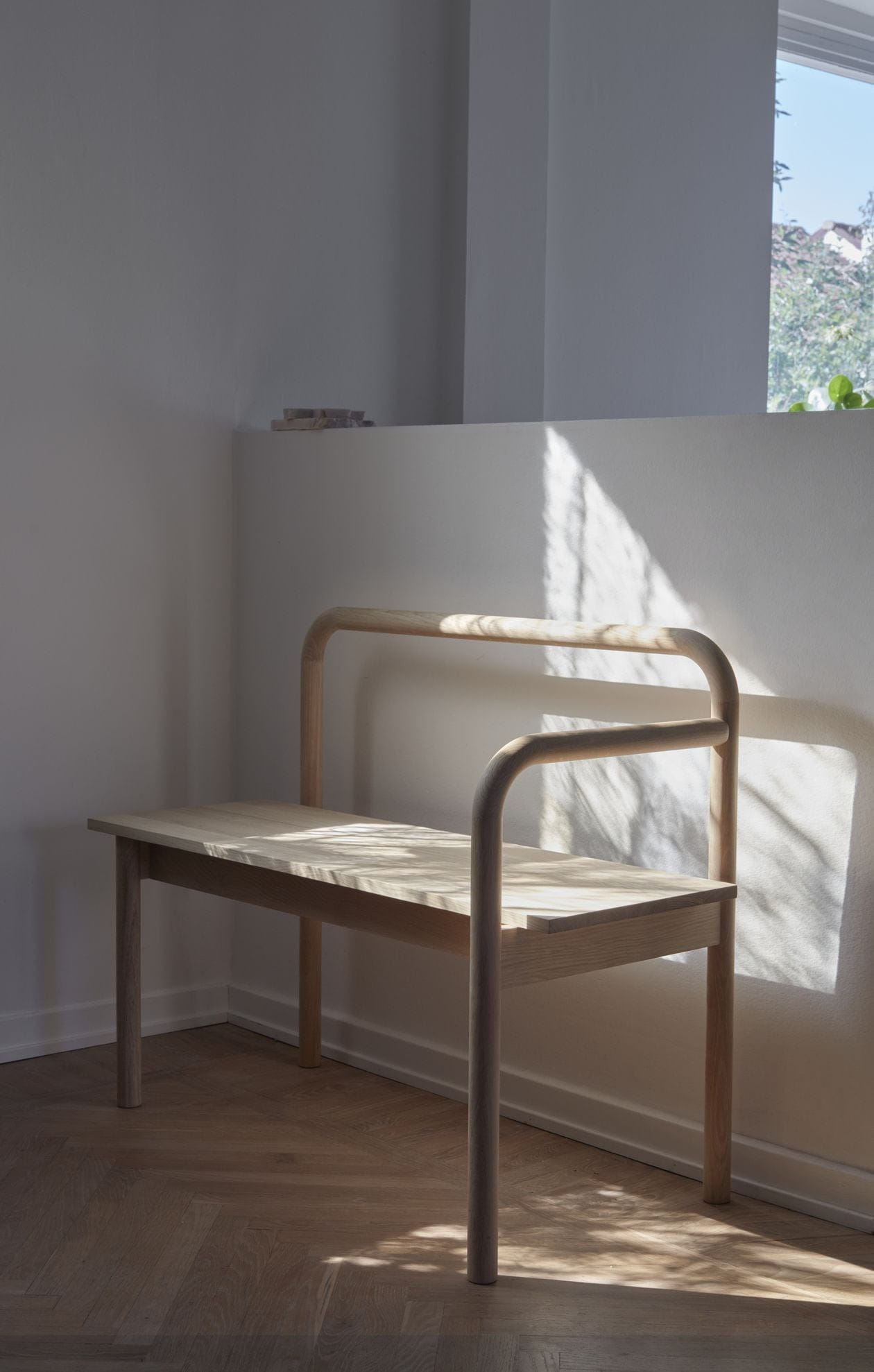 Skagerak Corn Bench, Oak Soaped White Pigmented