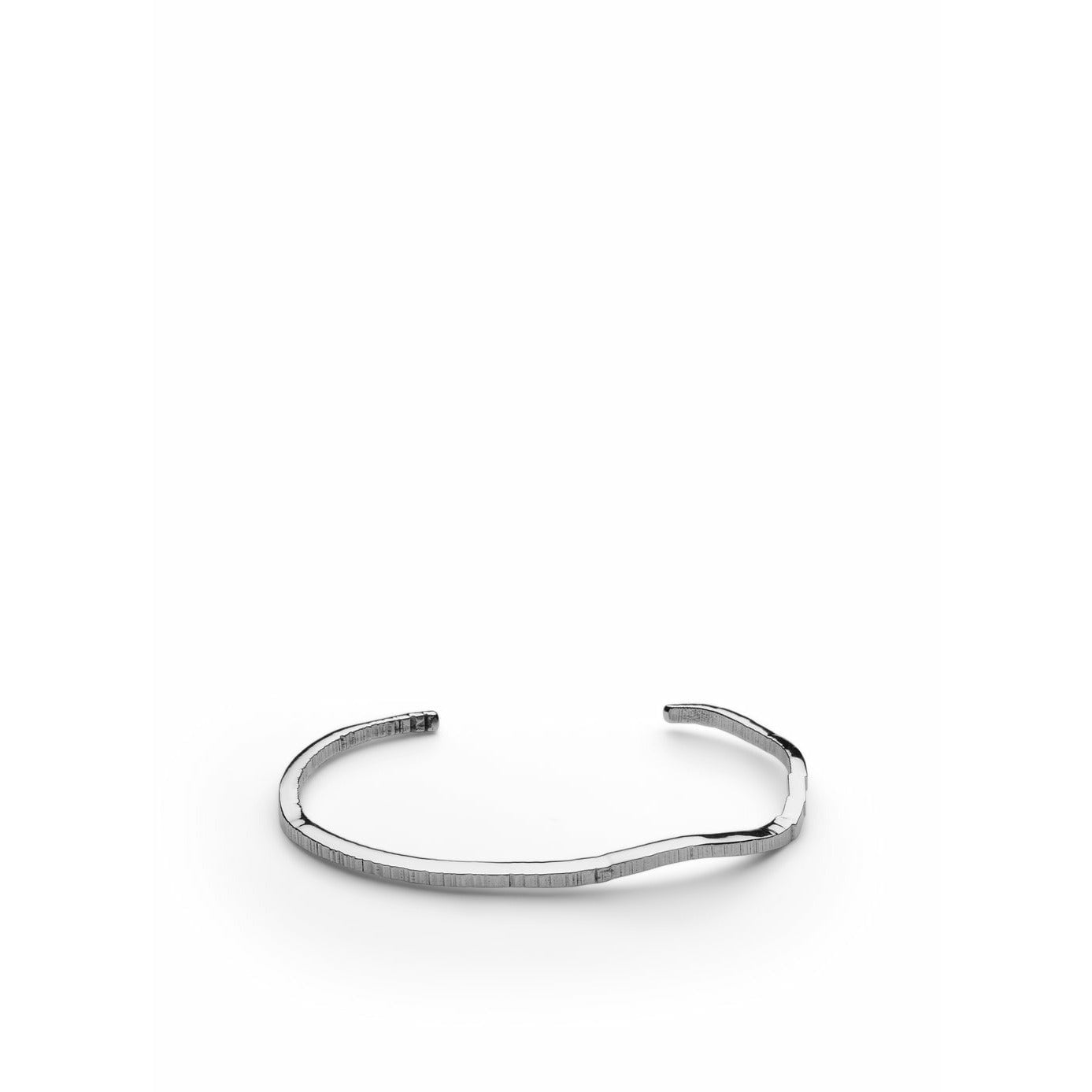 Skultuna Chêne Raw Bracelet Small Polished Steel, ø14,5 Cm