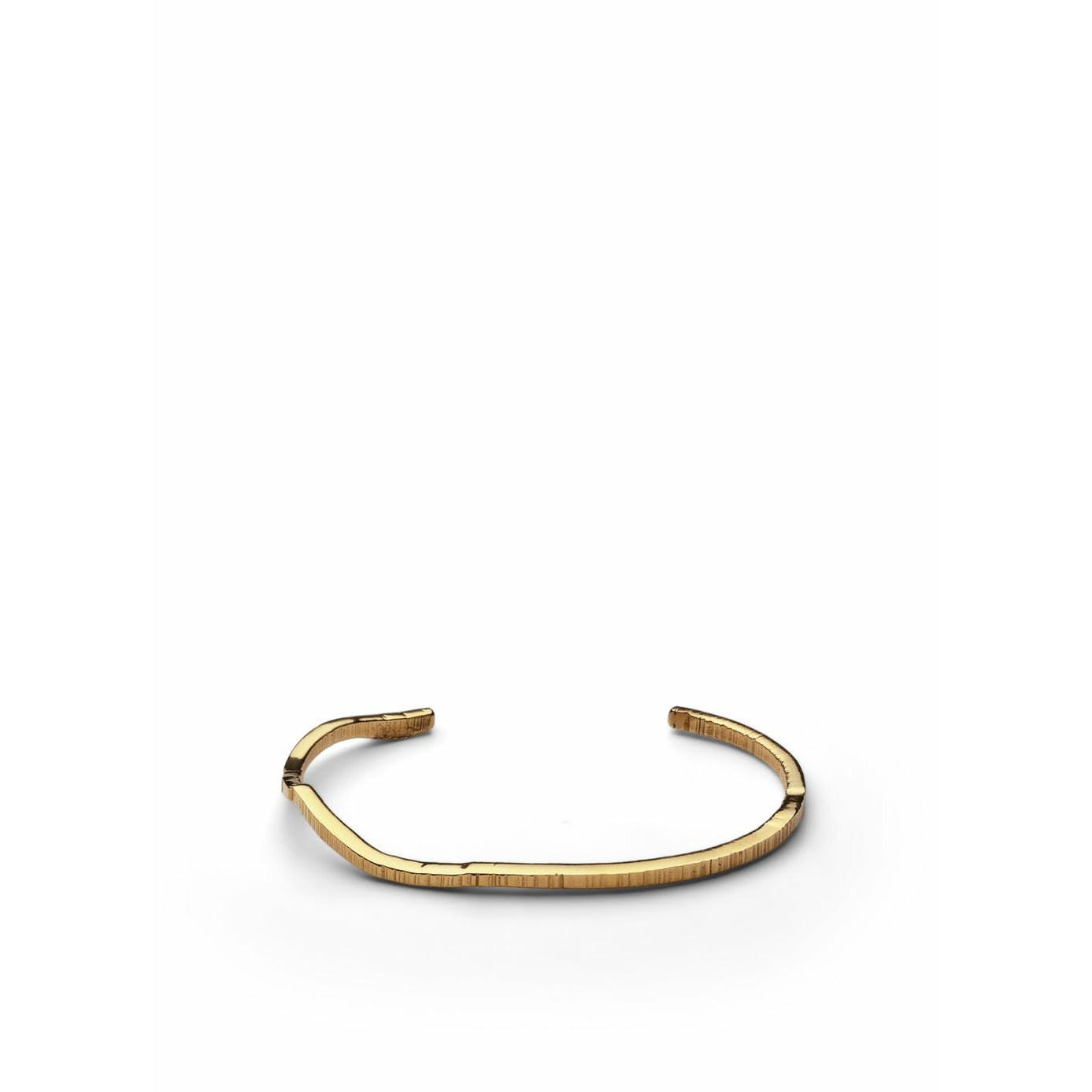 Skultuna Chêne Raw Bracelet Small Gold Plated, ø14,5 Cm