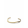 Skultuna Chêne Raw Bracelet Medium Gold Plated, ø16,5 Cm