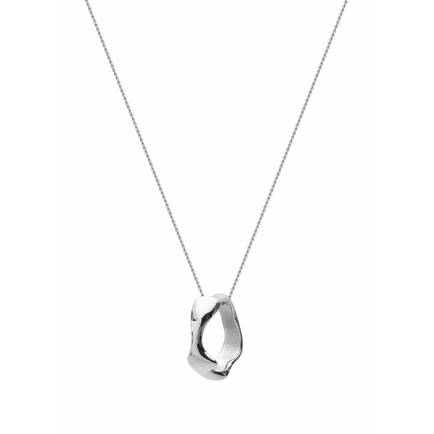 Skultuna Chunky Necklace Polished Steel, ø60 Cm