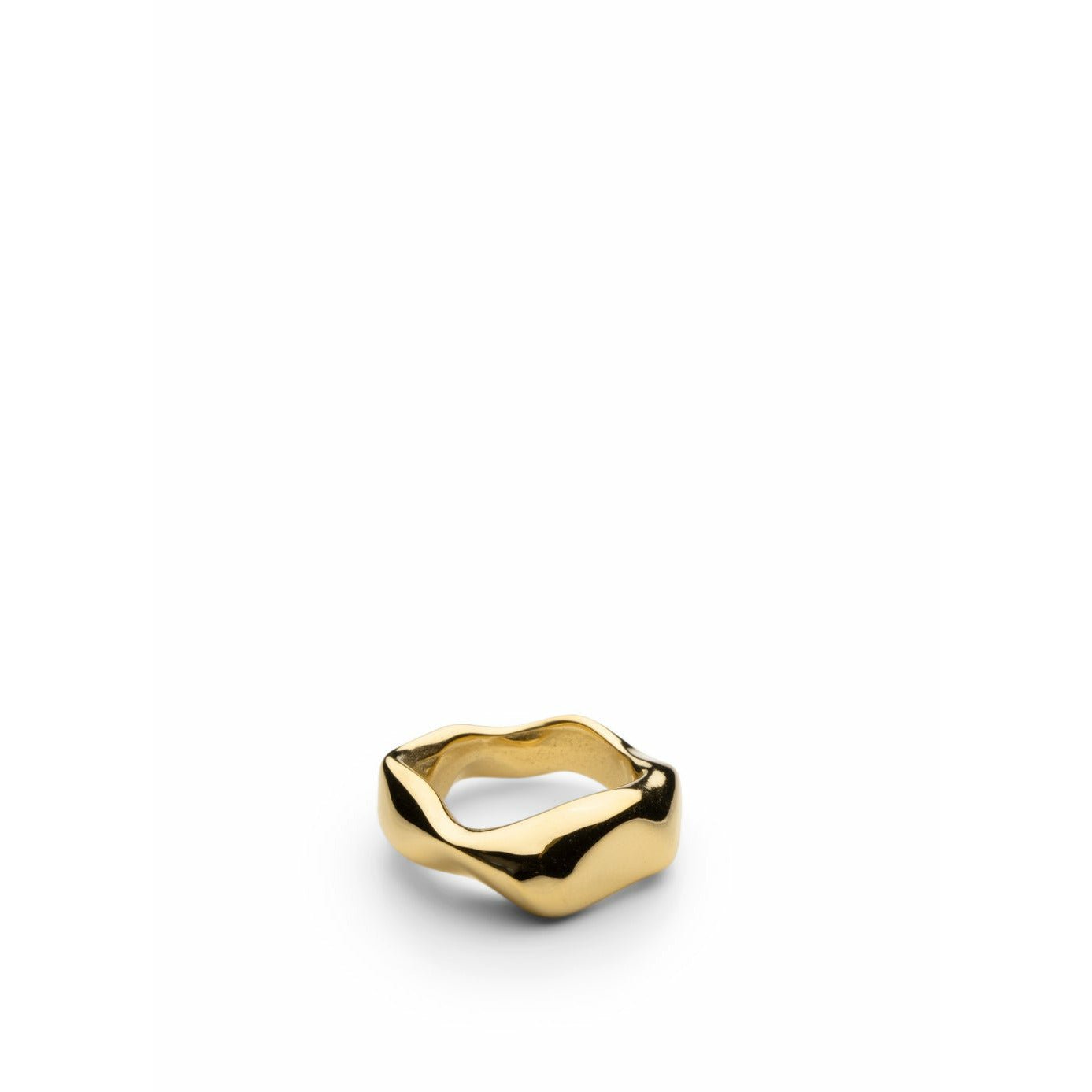 Skultuna Chunky Petit Ring Large Gold Plated, ø1,97 Cm